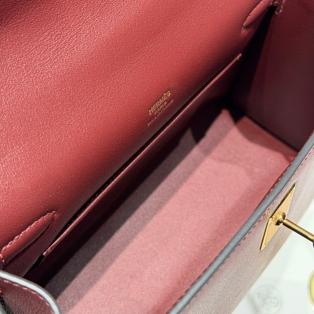 Hermès Kelly Pochette, Kelly Cuts Swift Leather