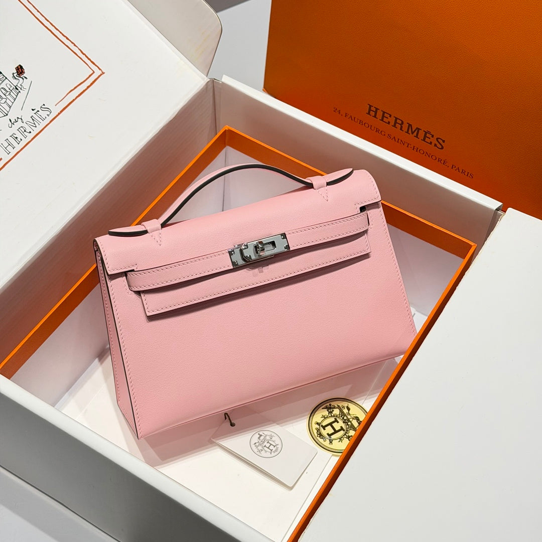 Hermès Kelly Pochette, Kelly Cuts For Sale, Swift Leather