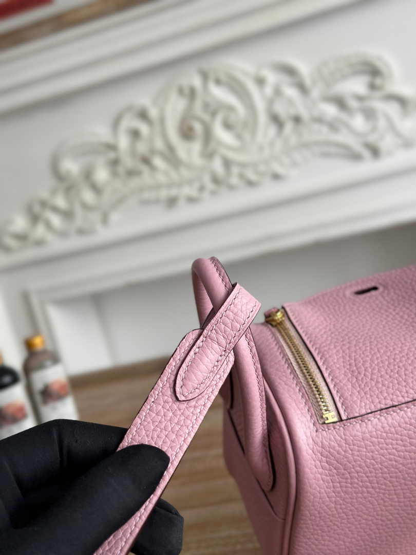 Hermes Lindy Mini Bag Togo Leather Pink Purple Gold H68610