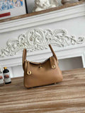 Hermes Lindy Mini Bag Apricot Togo Leather Gold H68648