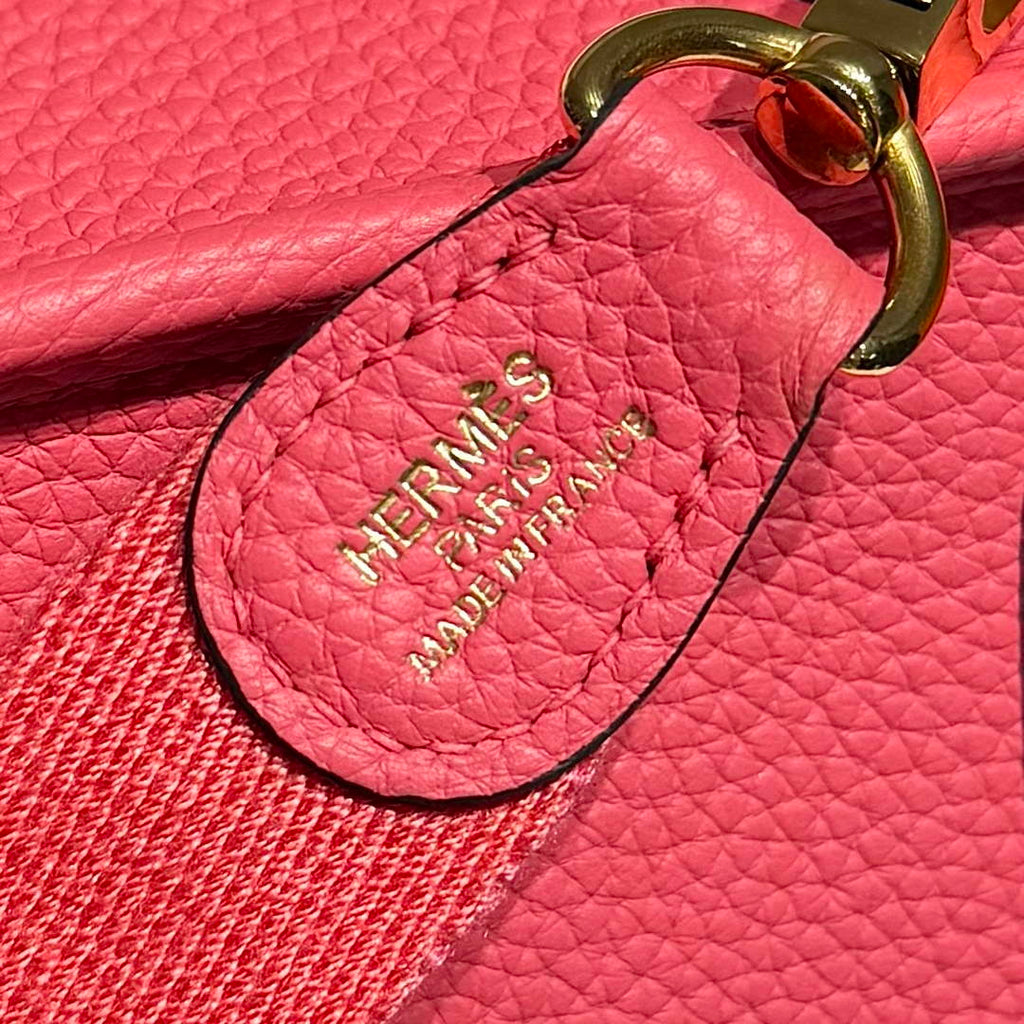 Hermes Mini Evelyne 16 Bag in Taurillon Clemence Leather H069434