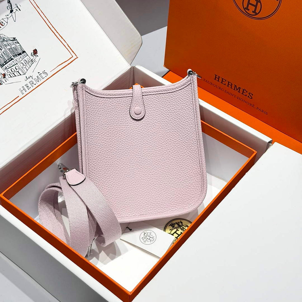 Hermes Mini Evelyne 16 Bag in Taurillon Clemence Leather H069438