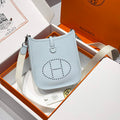 Hermes Mini Evelyne 16 Bag in Taurillon Clemence Leather H069441