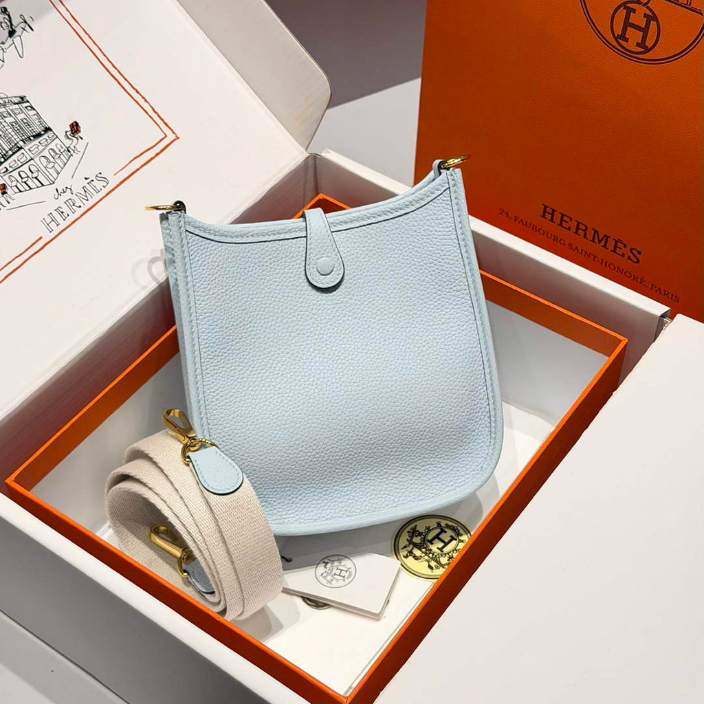 Hermes Mini Evelyne 16 Bag in Taurillon Clemence Leather H069442