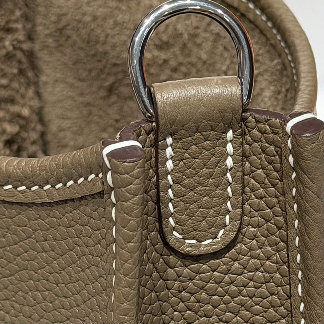Hermes Mini Evelyne 16 Bag in Taurillon Clemence Leather H069443