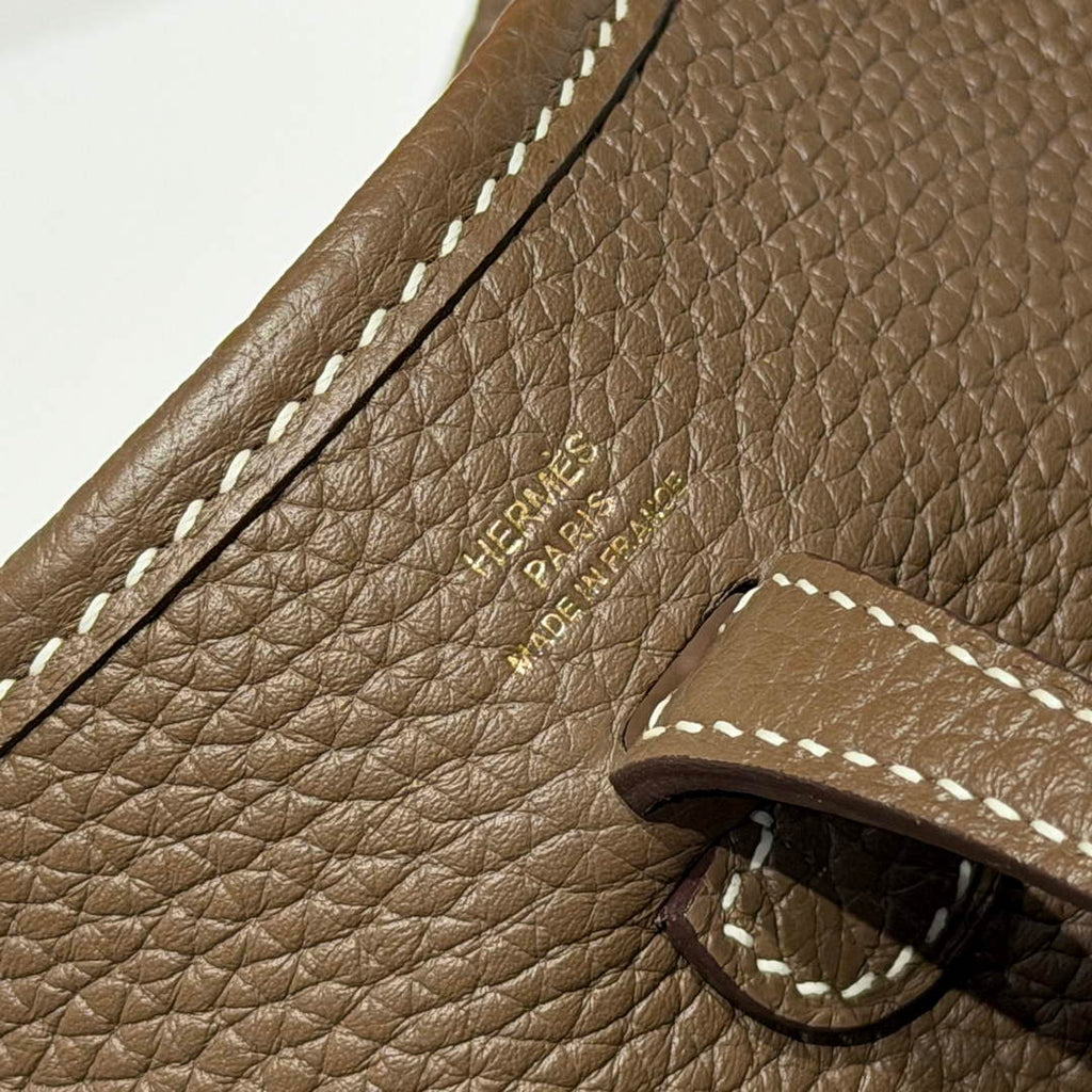 Hermes Mini Evelyne 16 Bag in Taurillon Clemence Leather H069444