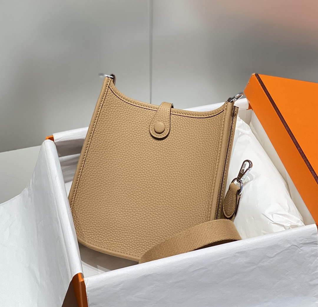 Hermes Mini Evelyne 16 Bag in Taurillon Clemence Leather H069455