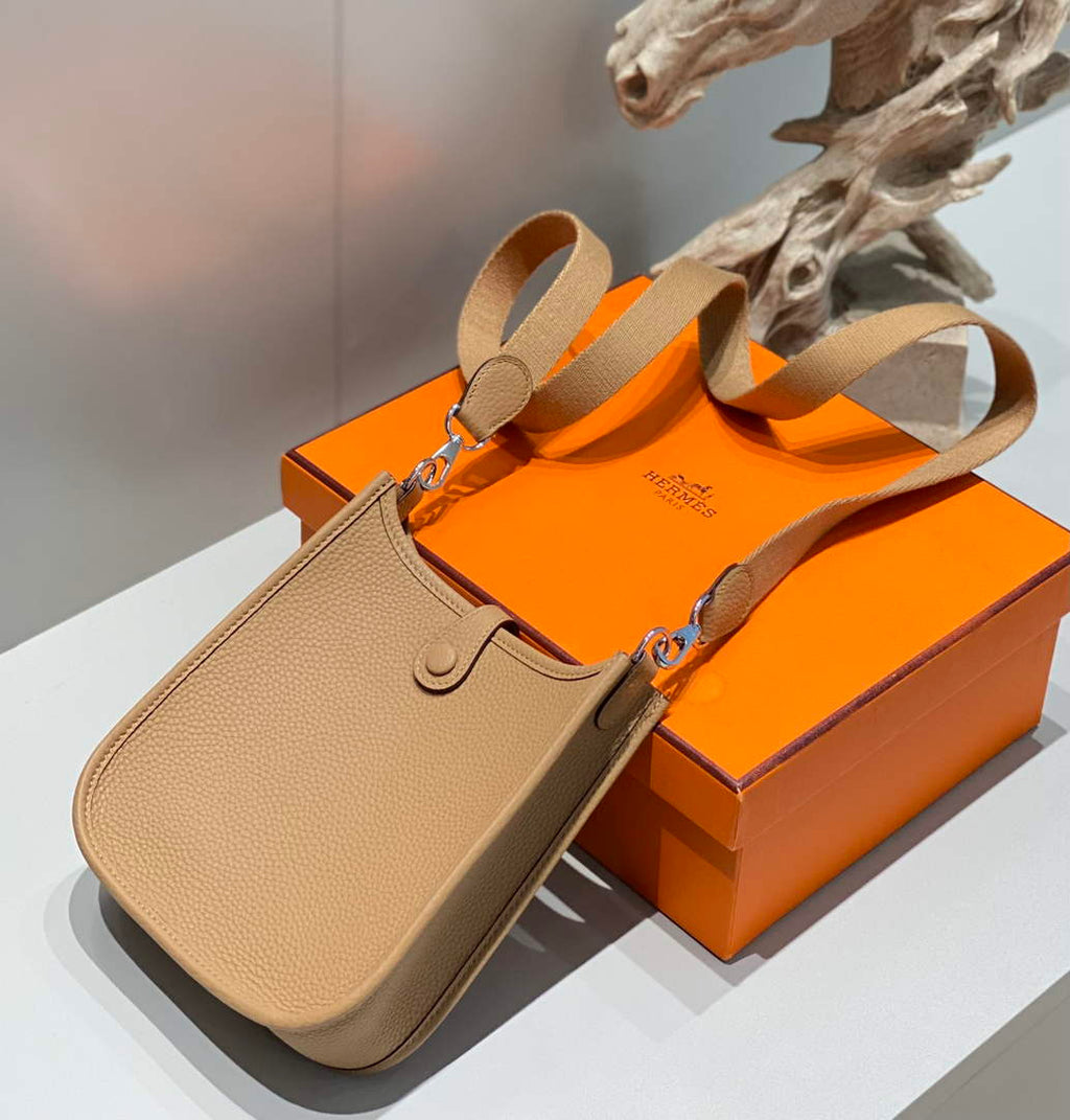 Hermes Mini Evelyne 16 Bag in Taurillon Clemence Leather H069455