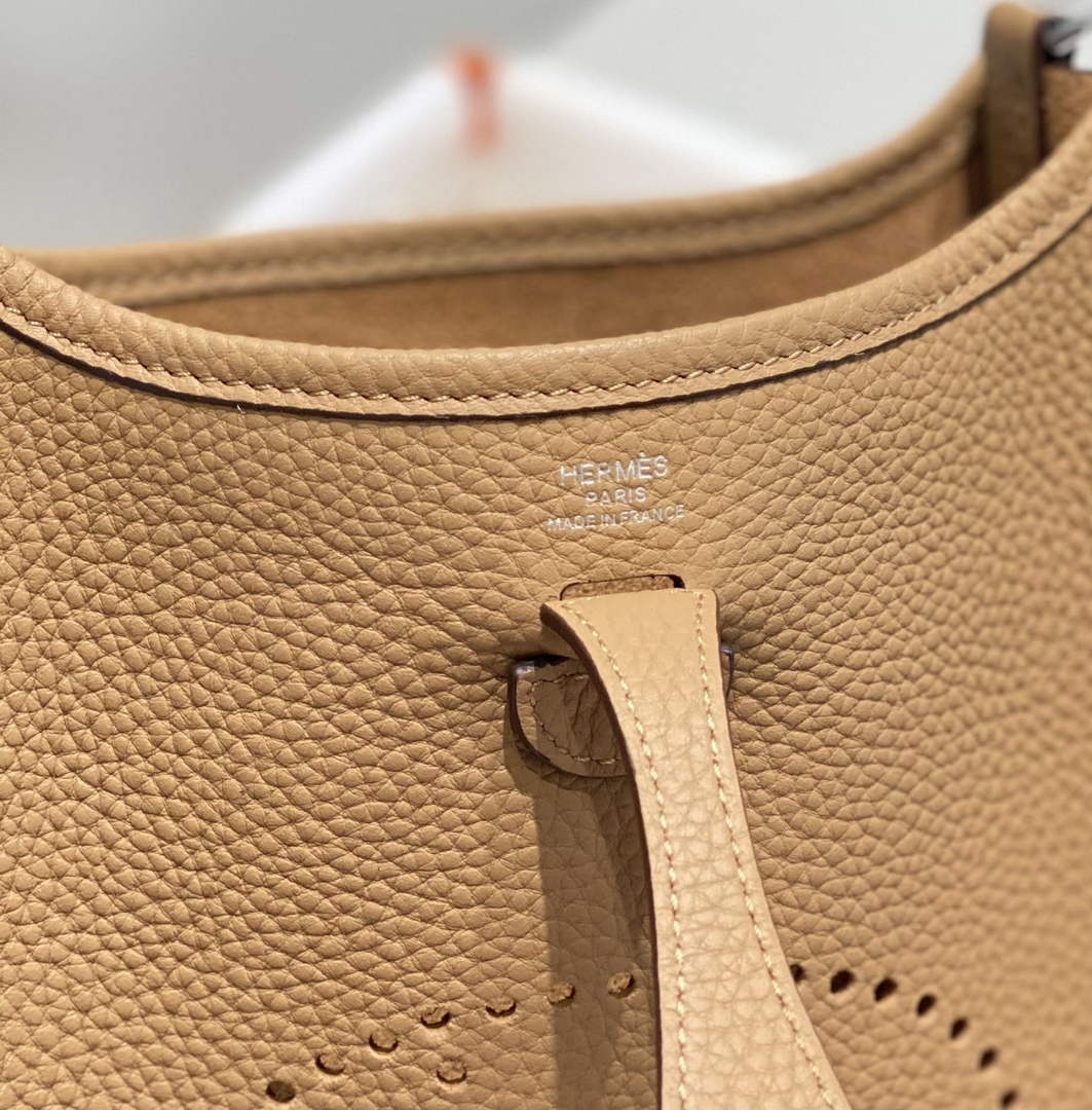 Hermes Mini Evelyne 16 Bag in Taurillon Clemence Leather H069455