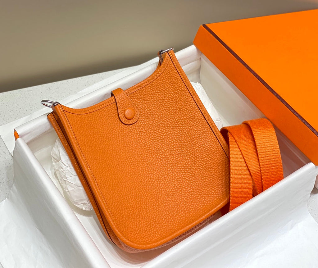 Hermes Mini Evelyne 16 Bag in Taurillon Clemence Leather H069426