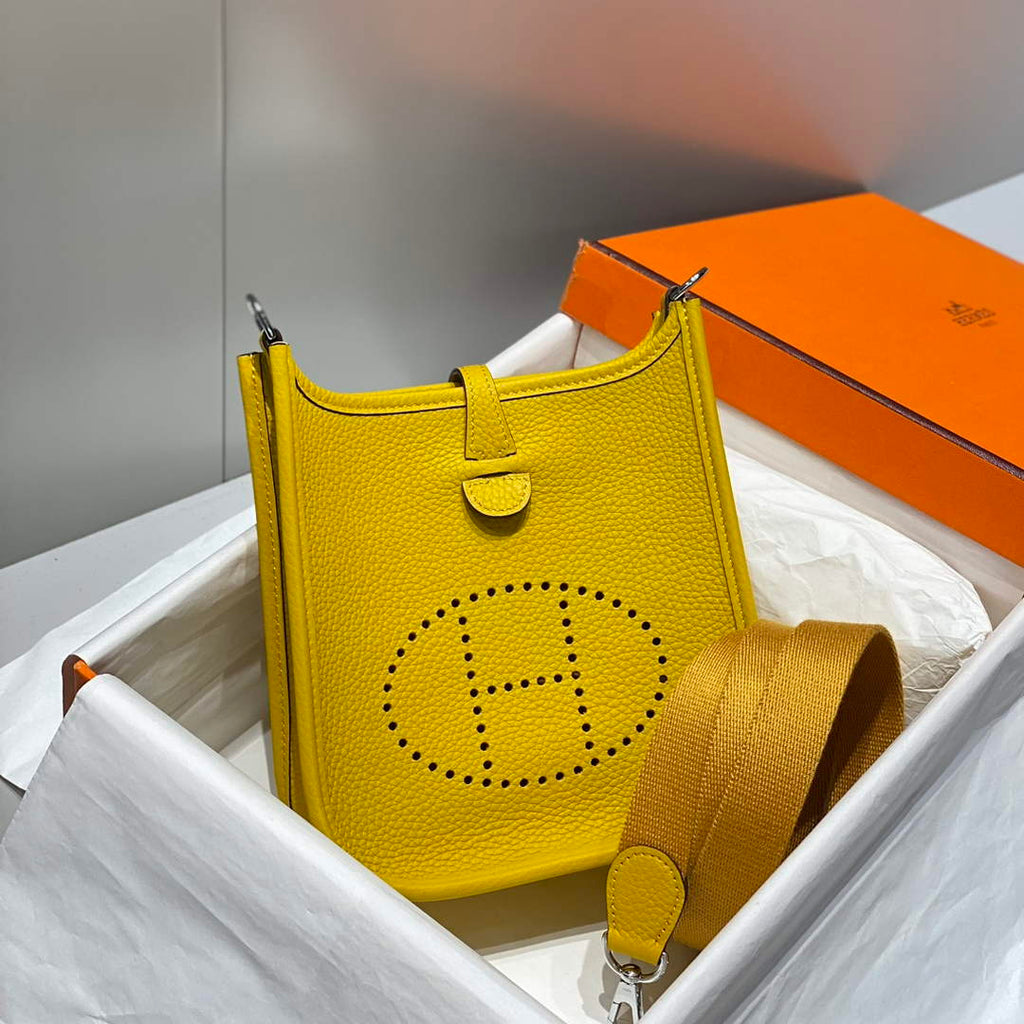 Hermes Mini Evelyne 16 Bag in Taurillon Clemence Leather H069456