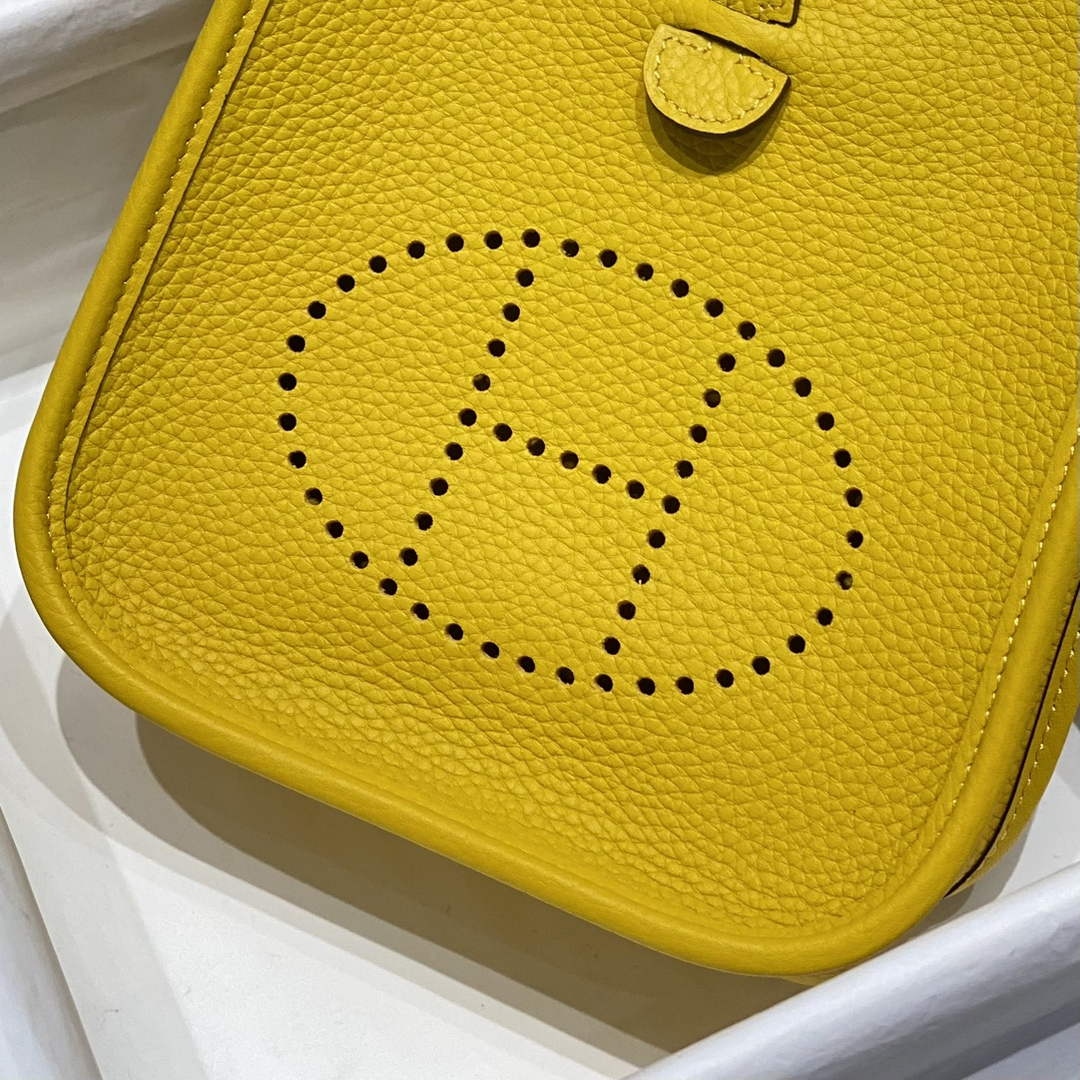 Hermes Mini Evelyne 16 Bag in Taurillon Clemence Leather H069456