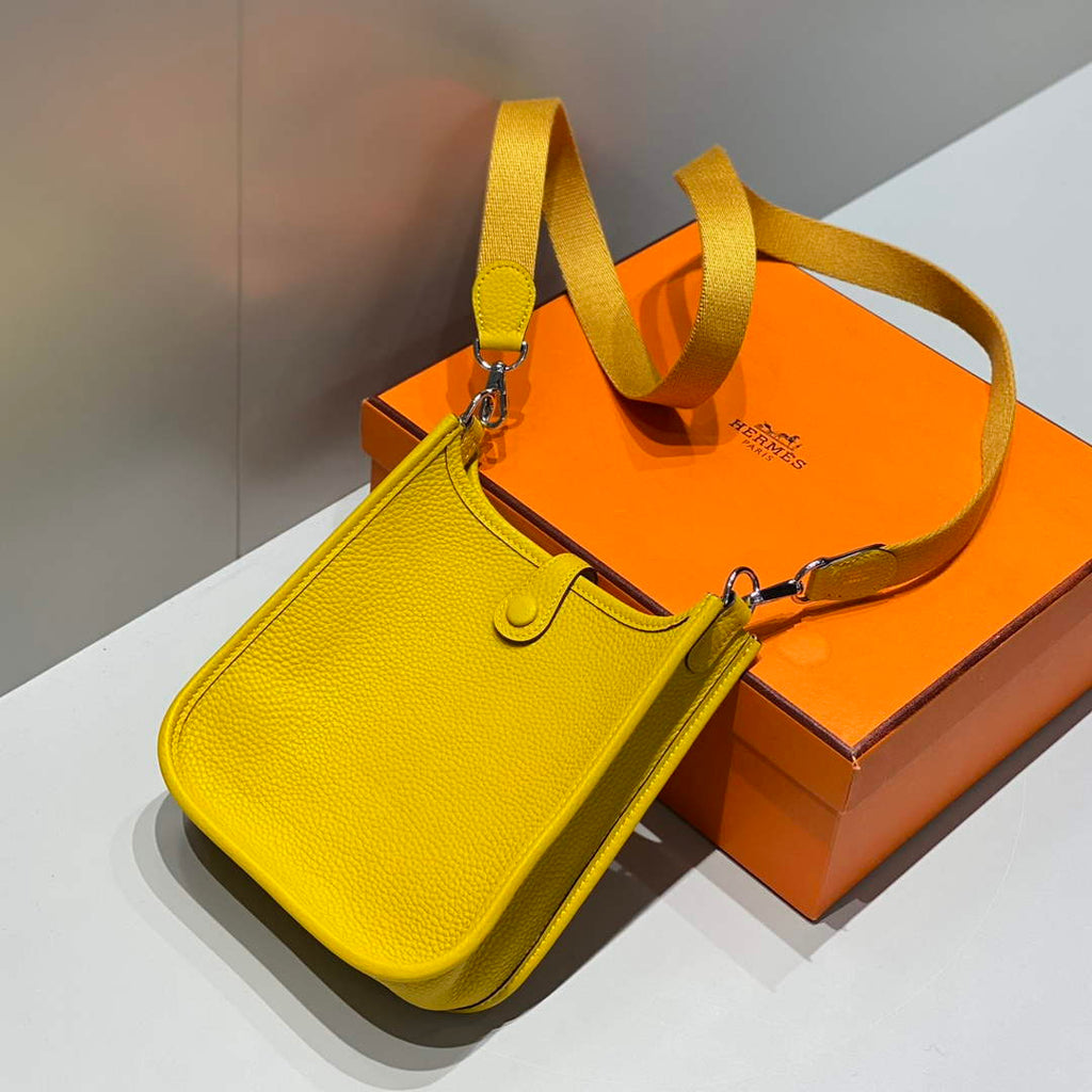 Hermes Mini Evelyne 16 Bag in Taurillon Clemence Leather H069456