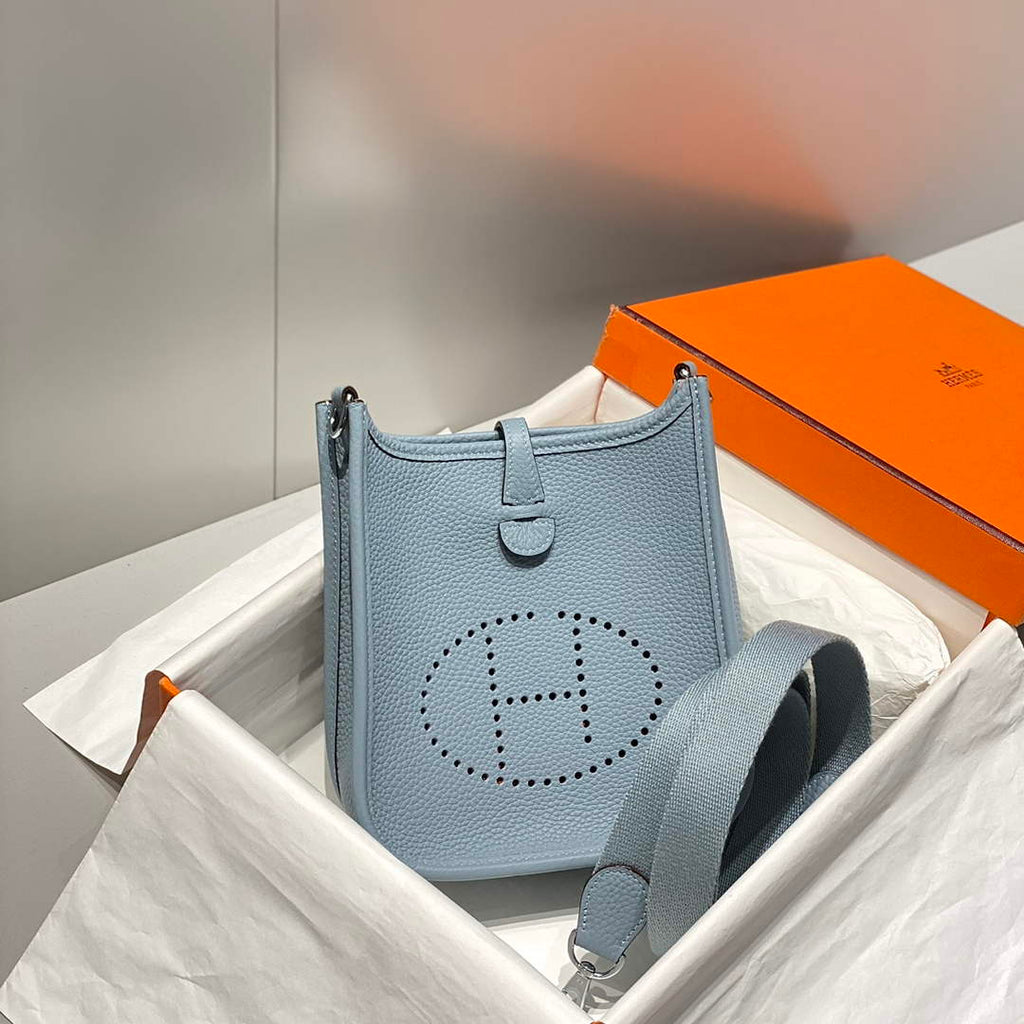 Hermes Mini Evelyne 16 Bag in Taurillon Clemence Leather H069452