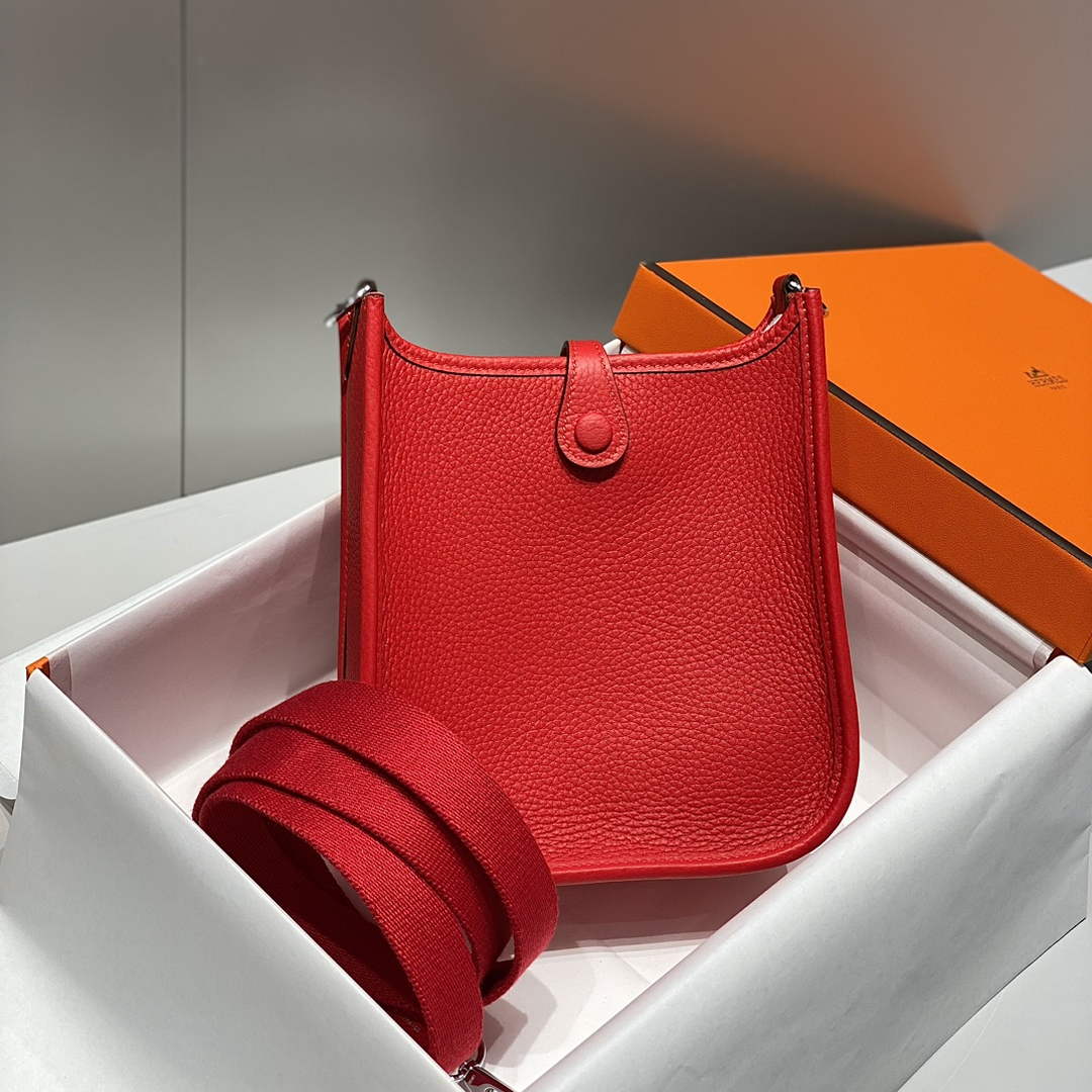 Hermes Mini Evelyne 16 Bag in Taurillon Clemence Leather H069424