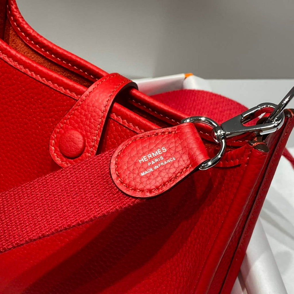 Hermes Mini Evelyne 16 Bag in Taurillon Clemence Leather H069424