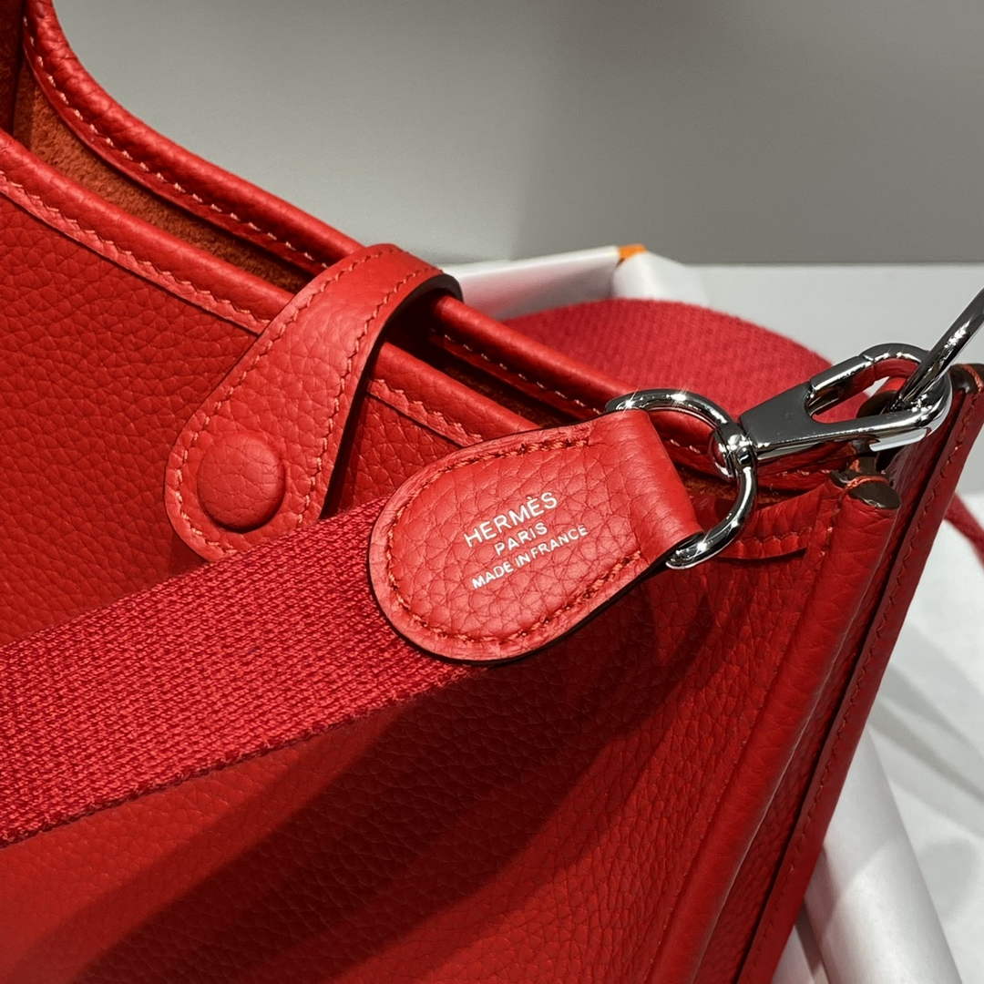 Hermes Mini Evelyne 16 Bag in Taurillon Clemence Leather H069424