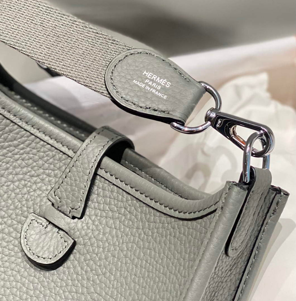 Hermes Mini Evelyne 16 Bag in Taurillon Clemence Leather H069459