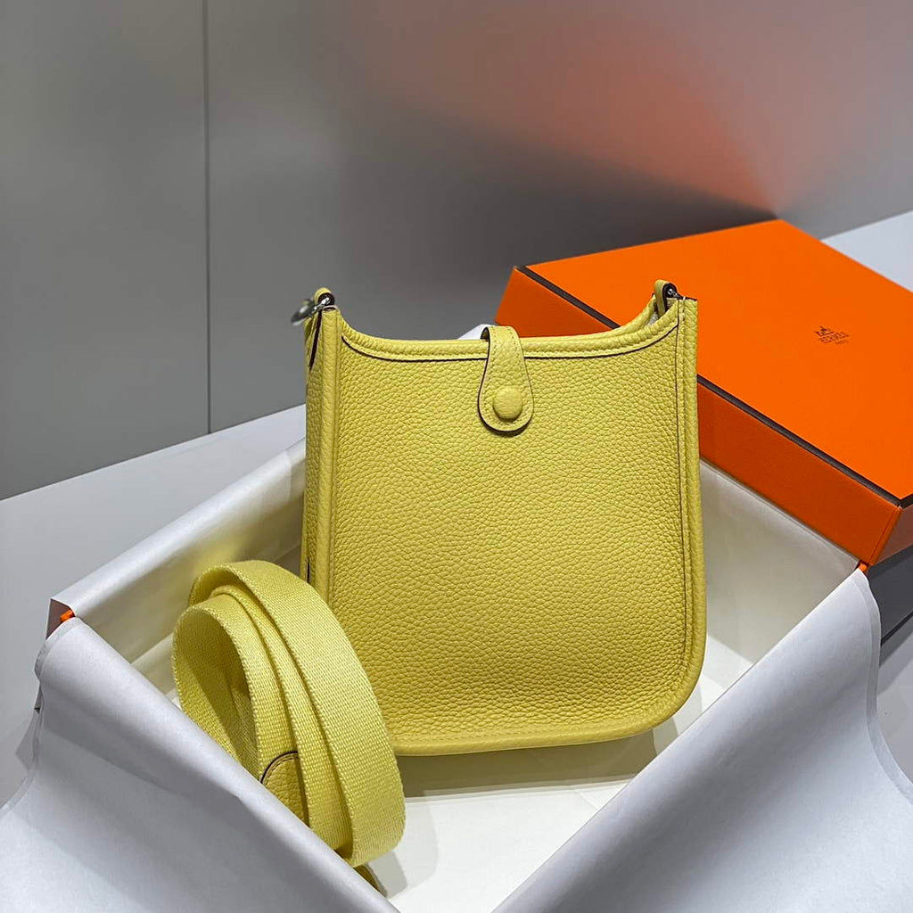 Hermes Mini Evelyne 16 Bag in Taurillon Clemence Leather H069460