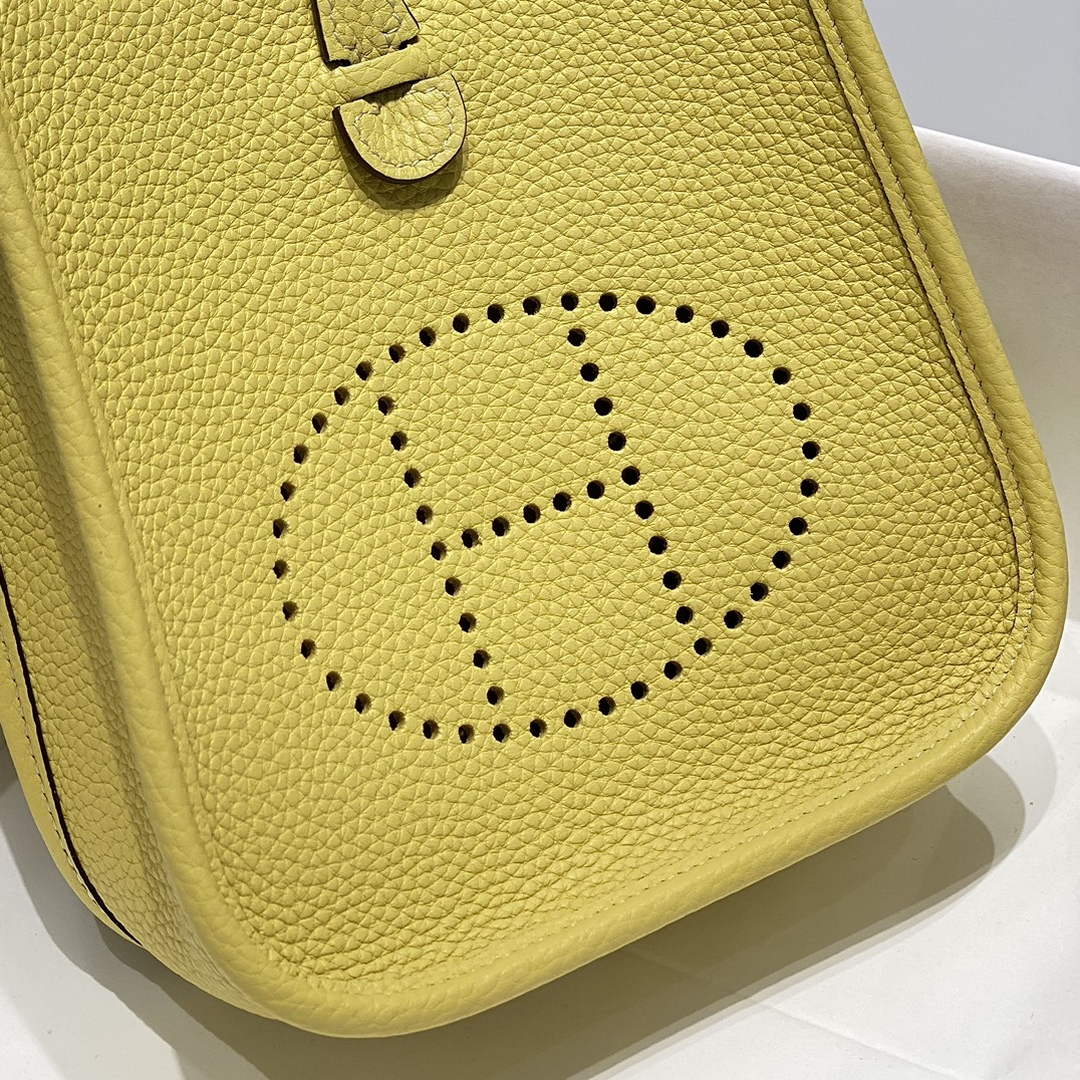 Hermes Mini Evelyne 16 Bag in Taurillon Clemence Leather H069460