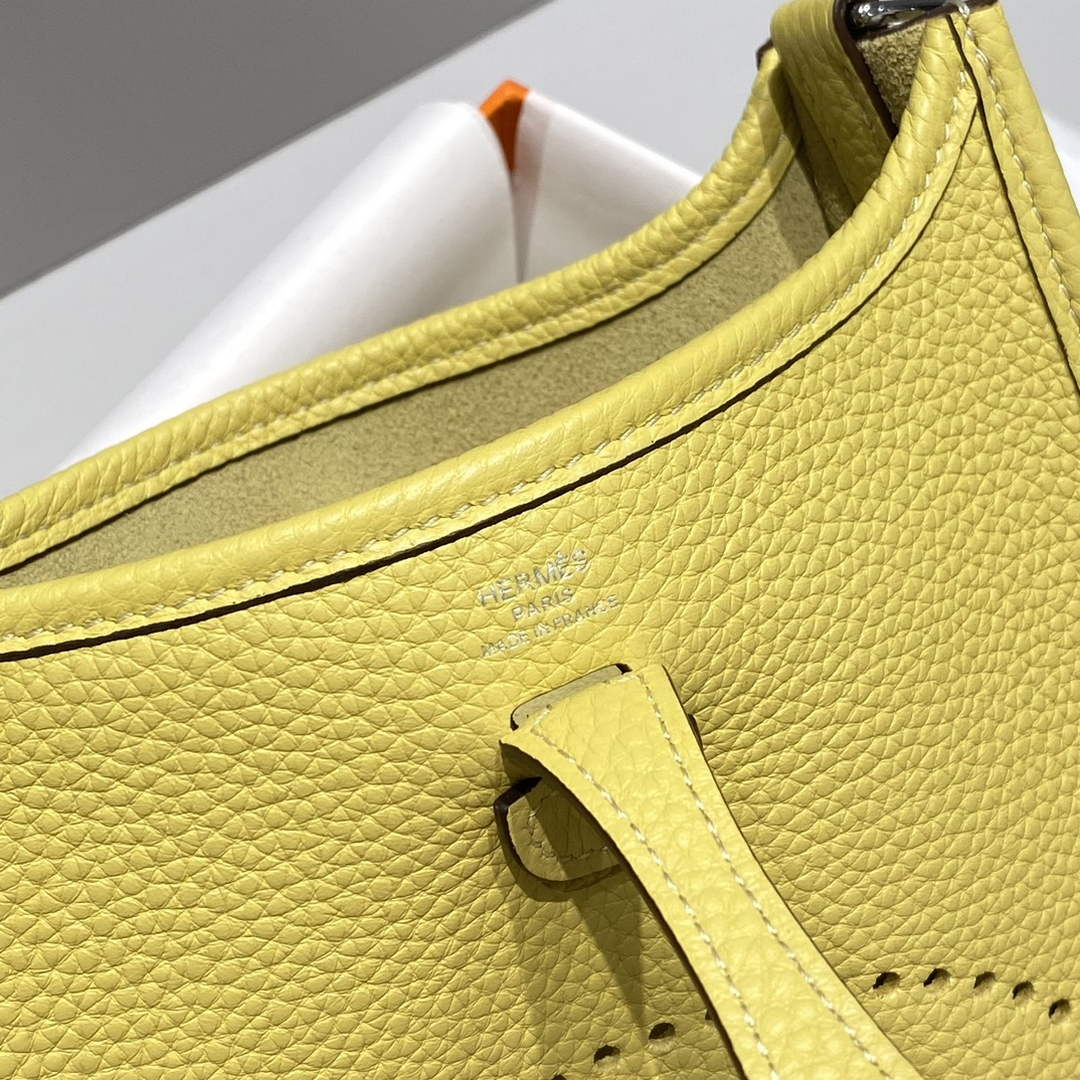 Hermes Mini Evelyne 16 Bag in Taurillon Clemence Leather H069460