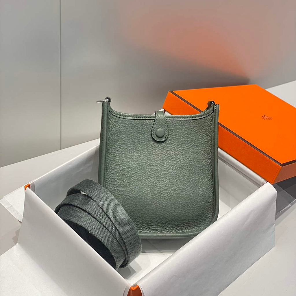 Hermes Mini Evelyne 16 Bag in Taurillon Clemence Leather H069428