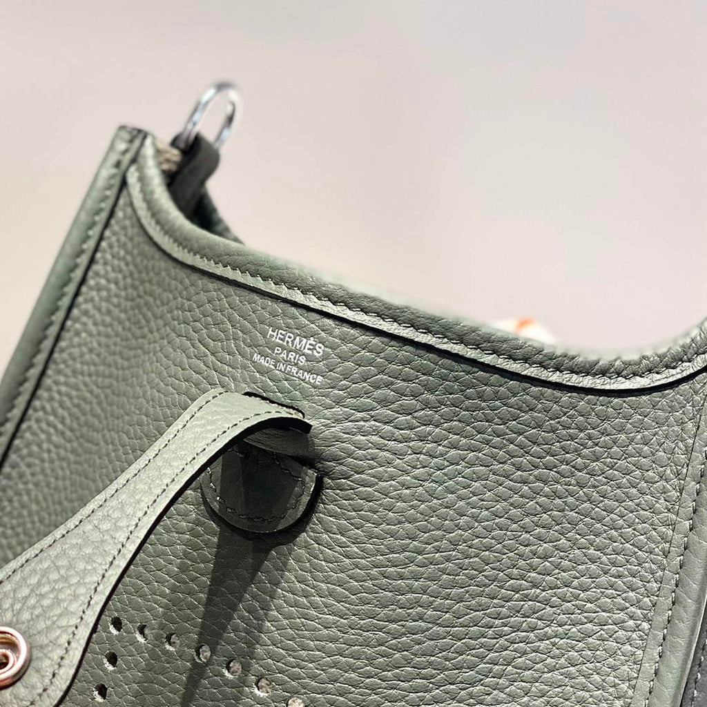 Hermes Mini Evelyne 16 Bag in Taurillon Clemence Leather H069428