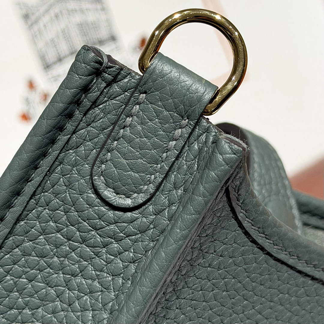 Hermes Mini Evelyne 16 Bag in Taurillon Clemence Leather H069427