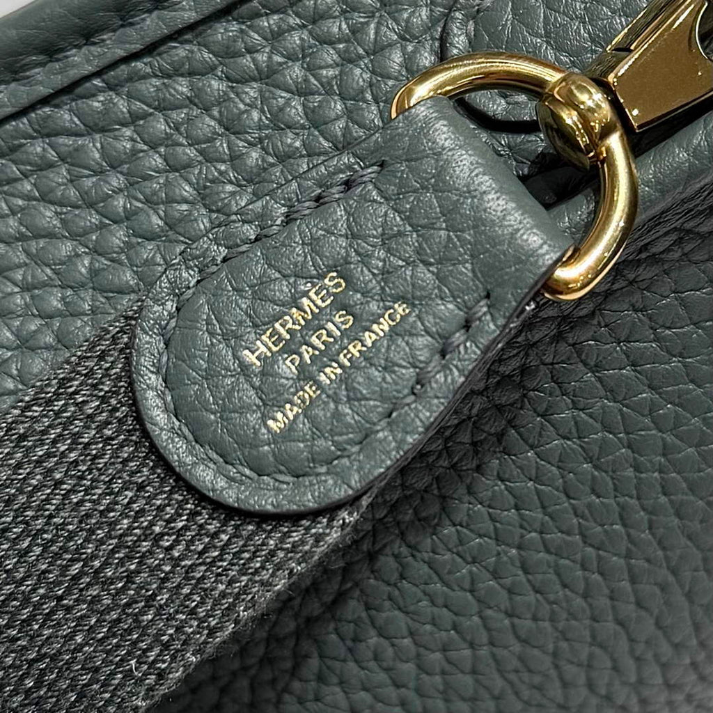 Hermes Mini Evelyne 16 Bag in Taurillon Clemence Leather H069427