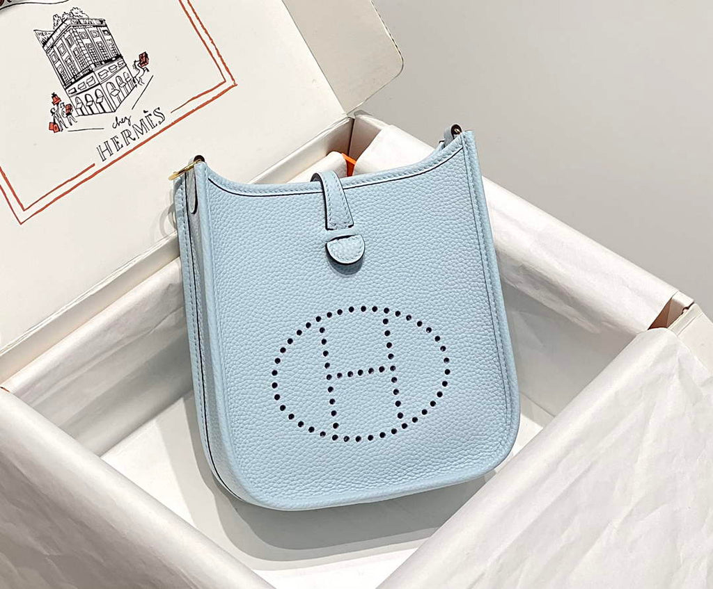 Hermes Mini Evelyne 16 Bag in Taurillon Clemence Leather H069431