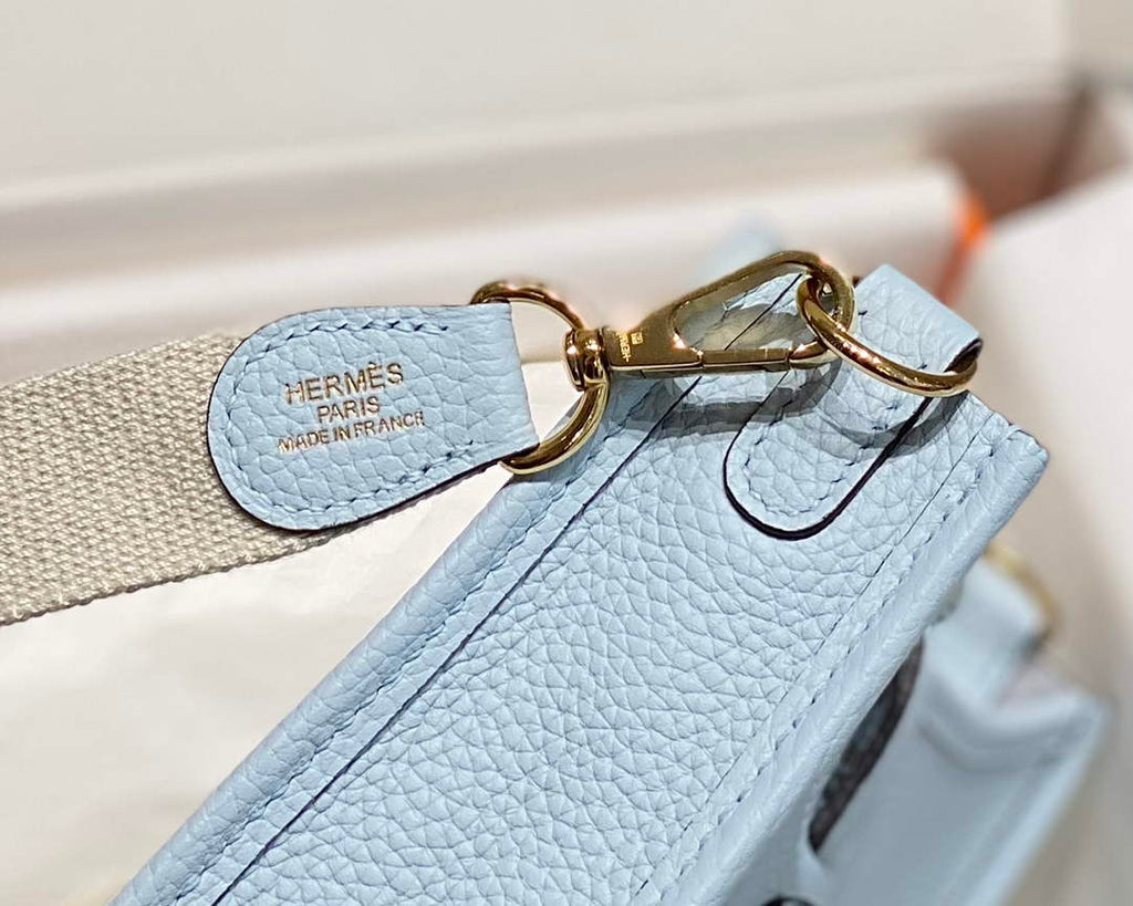 Hermes Mini Evelyne 16 Bag in Taurillon Clemence Leather H069431