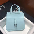 Hermes Mini Halzan 22 Bag Light Blue Swift Leather H082132