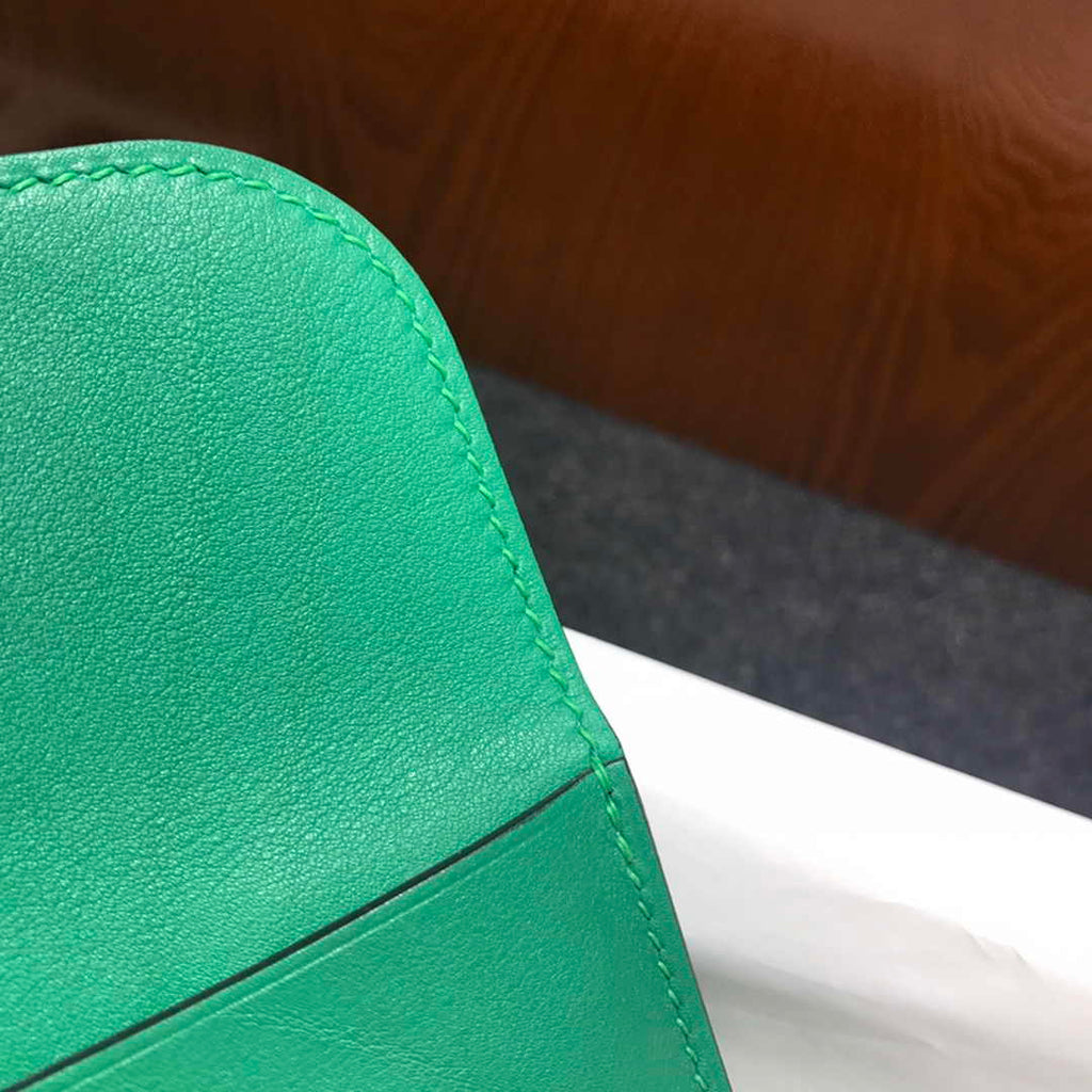 Hermes Mini Halzan 22 Bag Green Swift Leather H082133