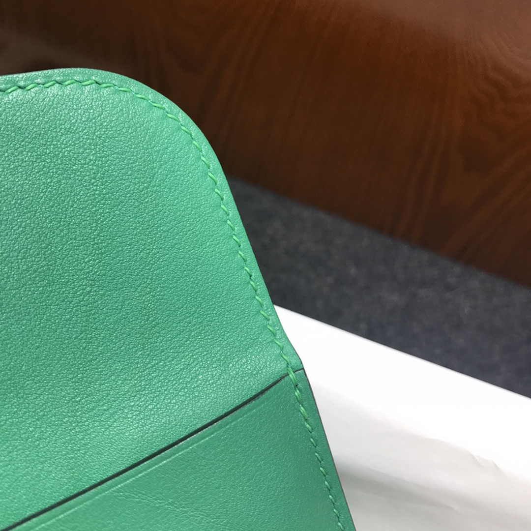 Hermes Mini Halzan 22 Bag Green Swift Leather H082133