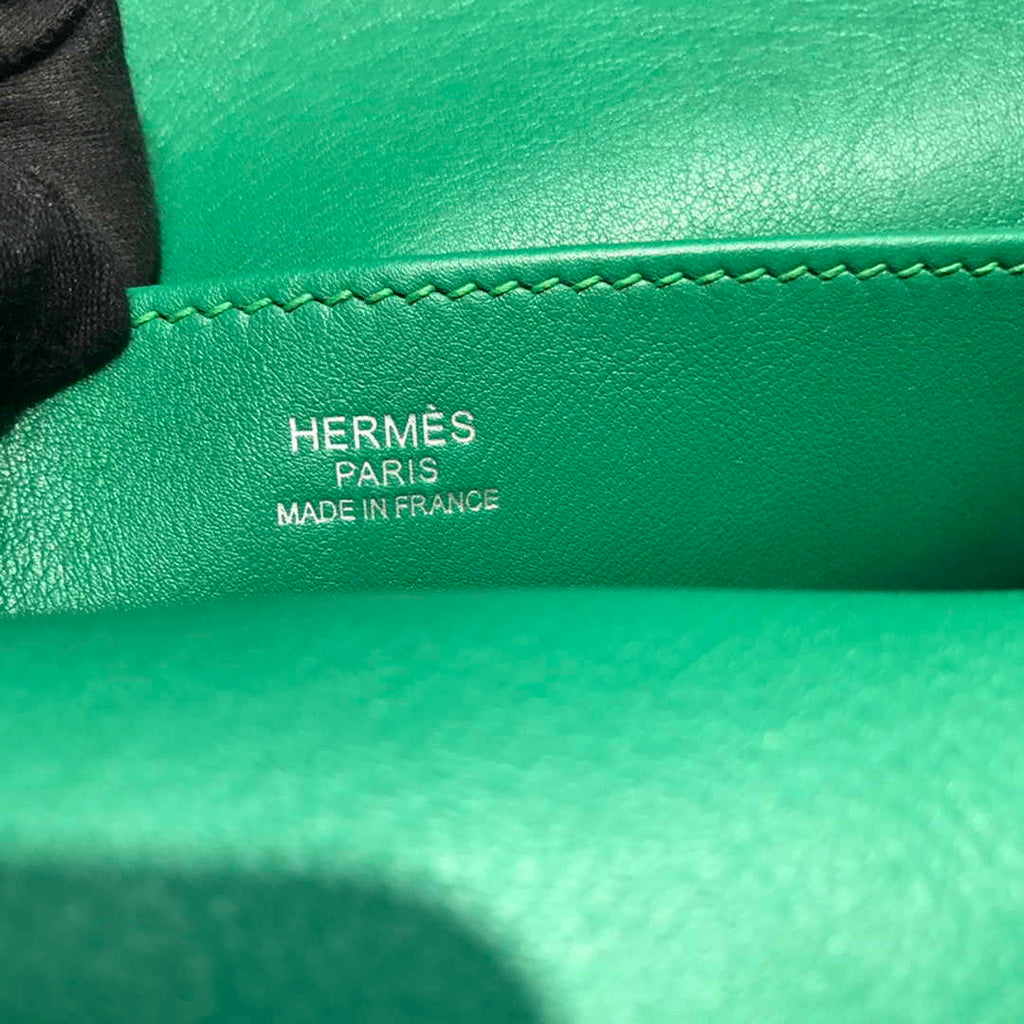 Hermes Mini Halzan 22 Bag Green Swift Leather H082133