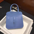 Hermes Mini Halzan 22 Bag Blue Swift Leather H082131