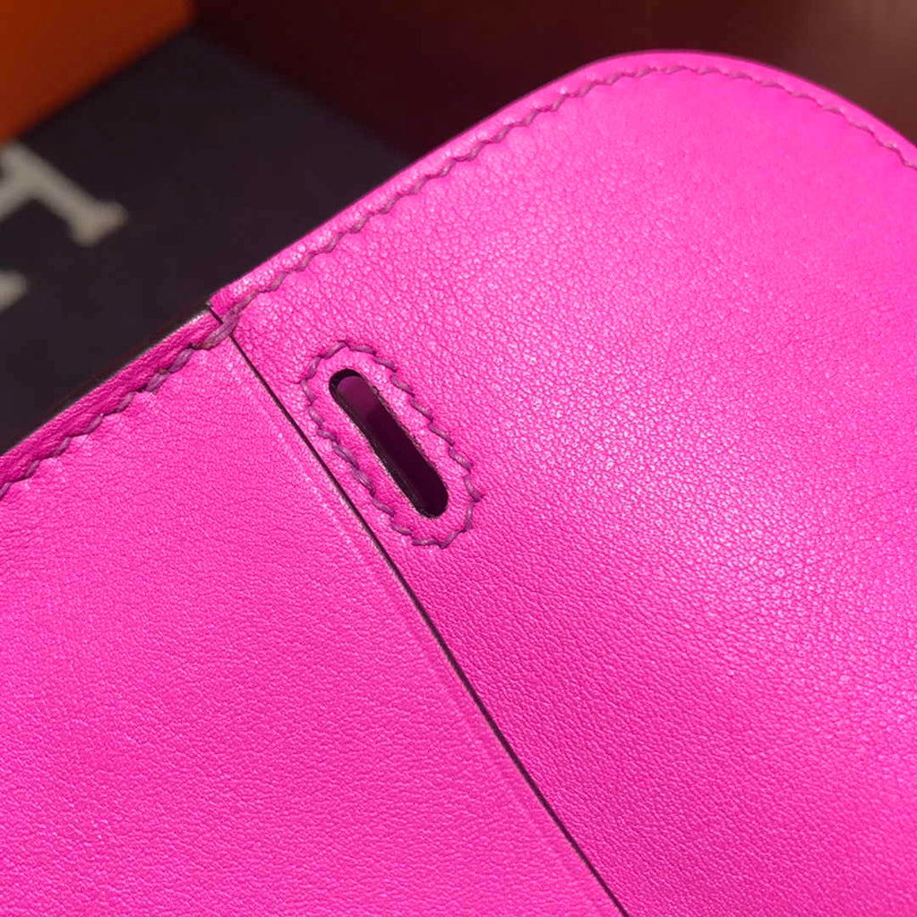 Hermes Mini Halzan 22 Bag Purple Swift Leather H082138