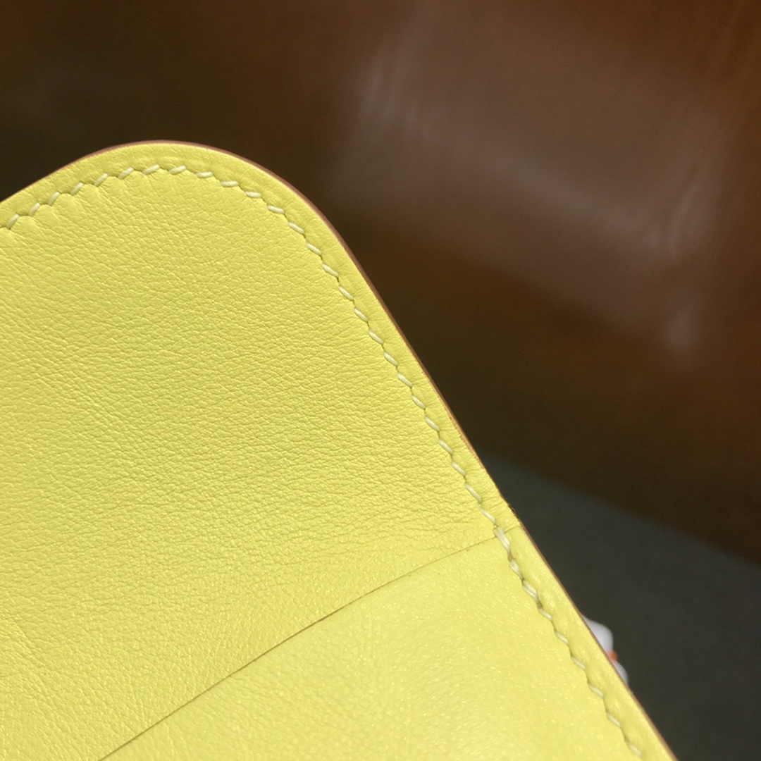 Hermes Mini Halzan 22 Bag Yellow Swift Leather H082139