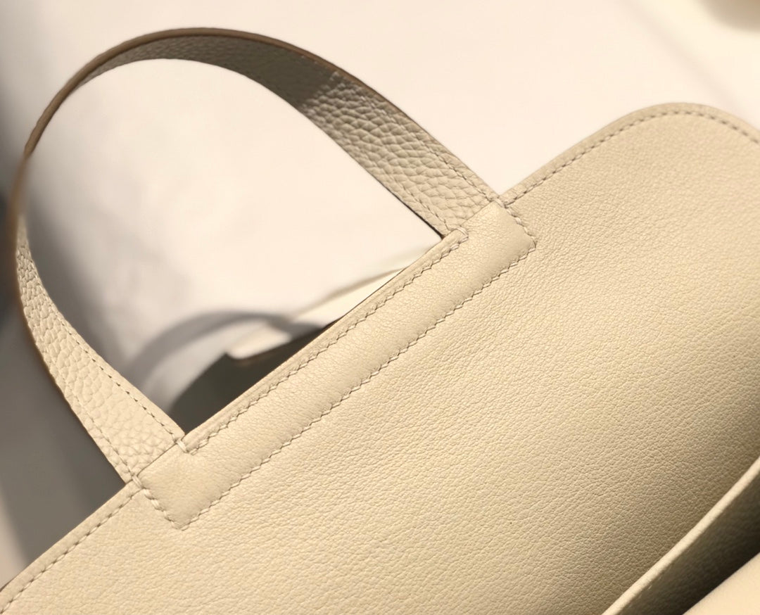 Hermes Mini Halzan 22 Bag Beige Togo Leather H082141
