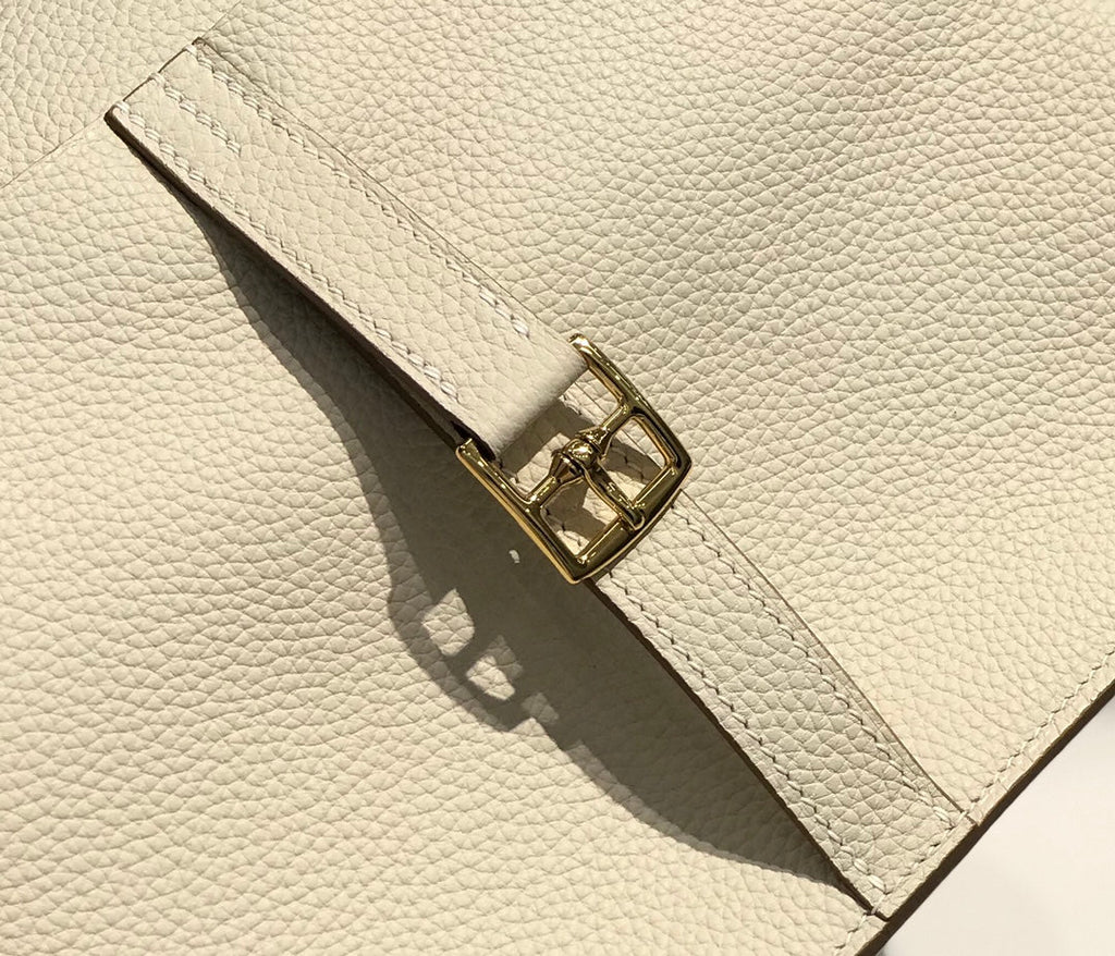 Hermes Mini Halzan 22 Bag Beige Togo Leather H082141