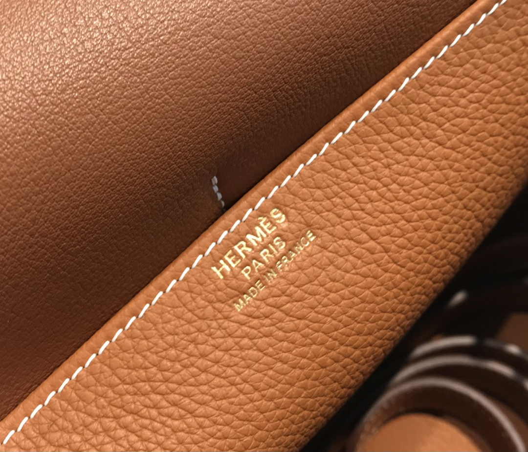Hermes Mini Halzan 22 Bag Tan Togo Leather H082144