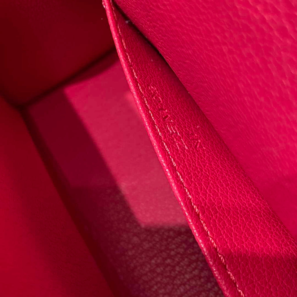 Hermes Mini Kelly II Bag 19 Red Epsom Gold Hardware H86105