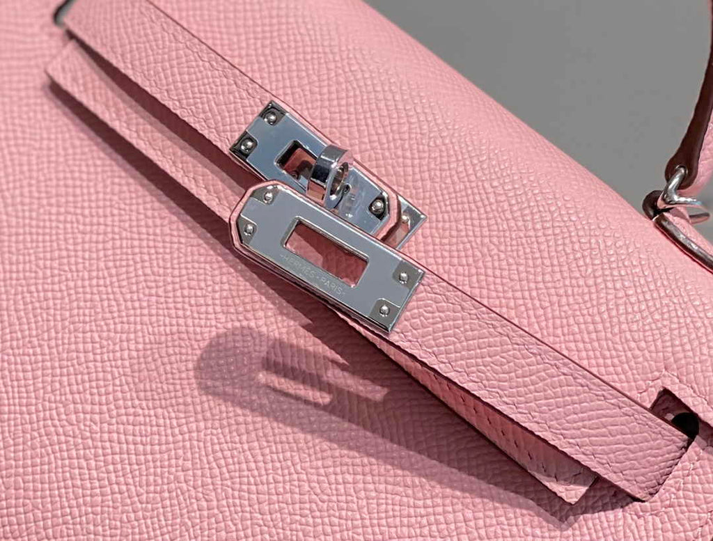 Hermes Mini Kelly II Bag 19 Pink Epsom Gold Hardware H86108