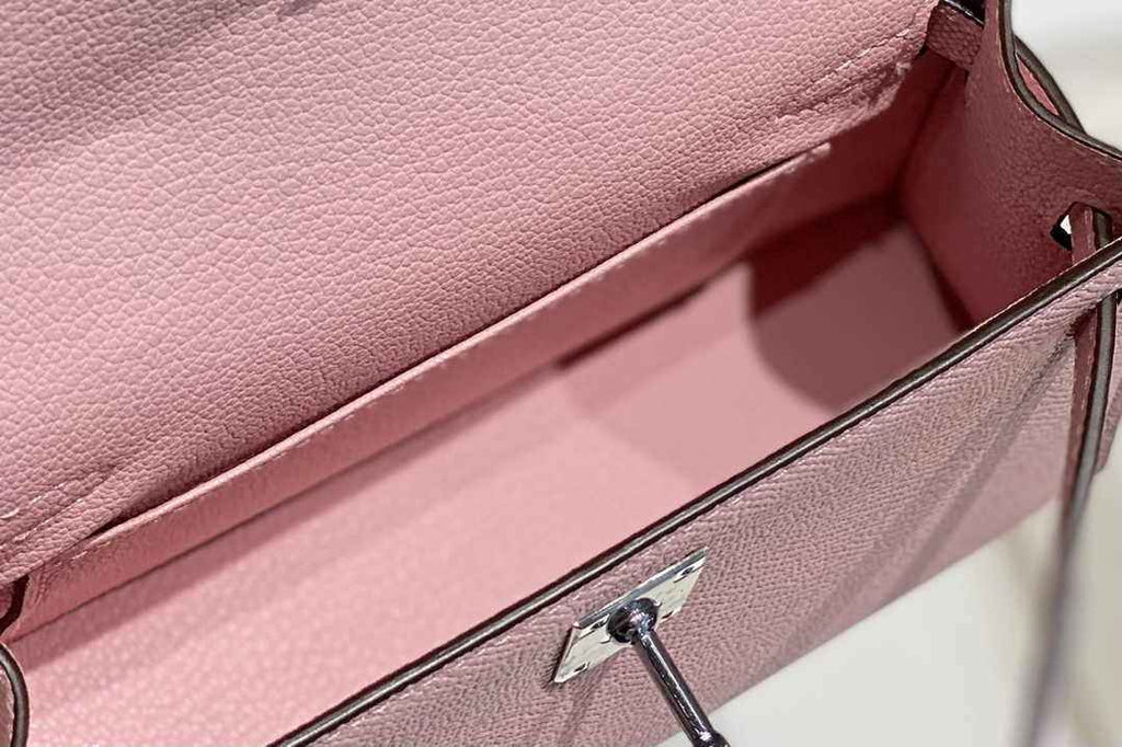 Hermes Mini Kelly II Bag 19 Pink Epsom Gold Hardware H86108