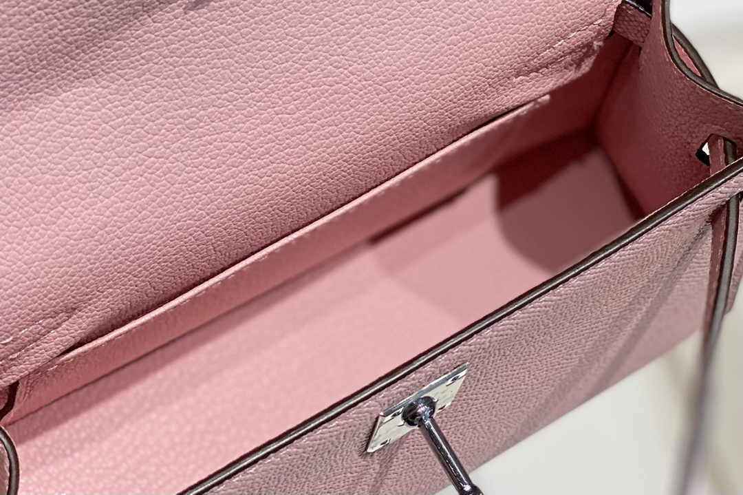 Hermes Mini Kelly II Bag 19 Pink Epsom Gold Hardware H86108