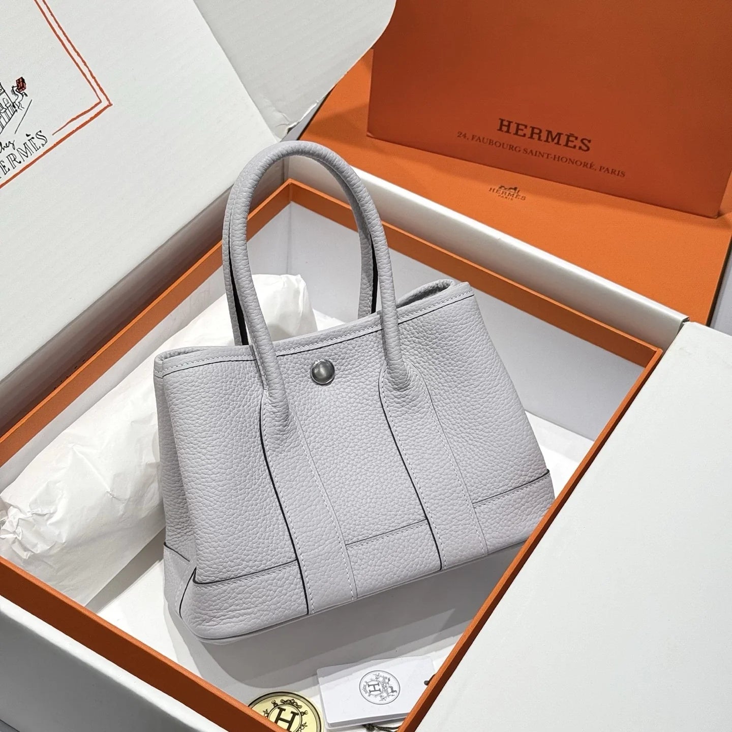 Hermes Mini Neo Garden 23 Bag, H086729 Togo calfskin