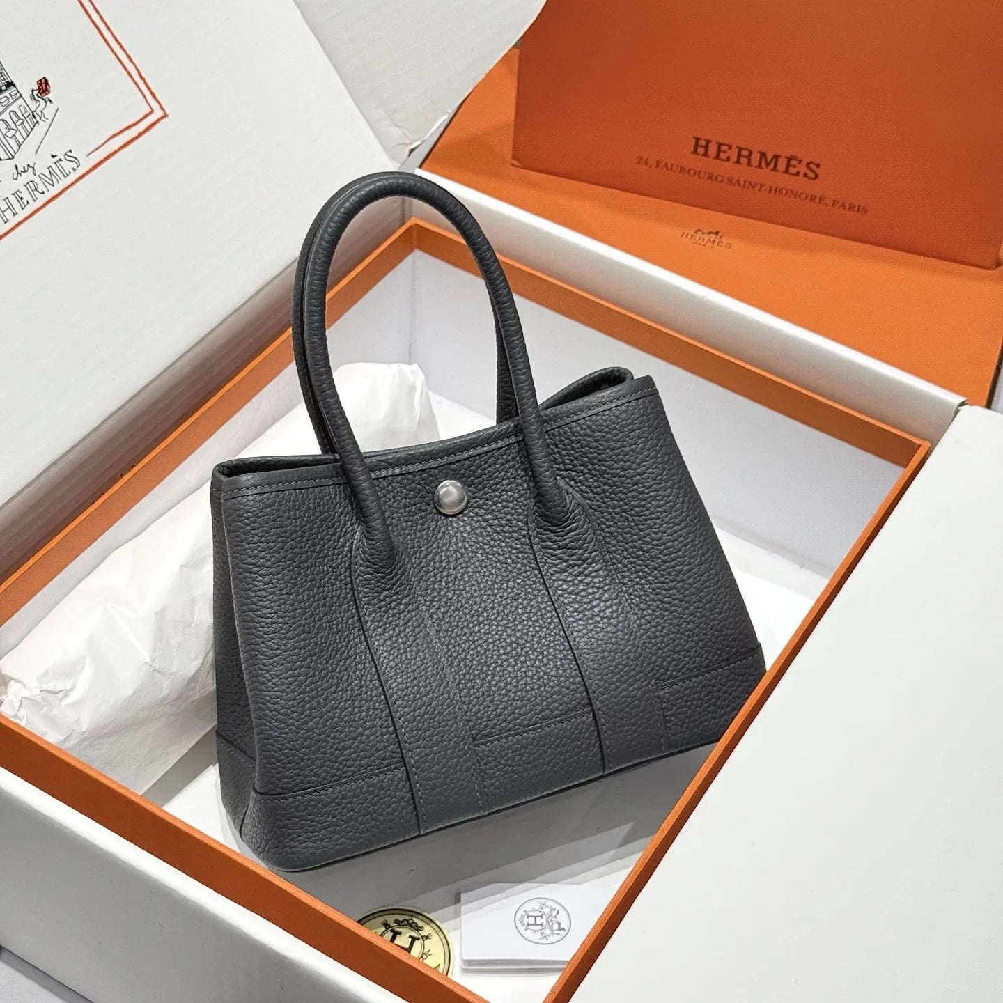 Hermes Mini Neo Garden 23 Bag, H086729 Togo calfskin