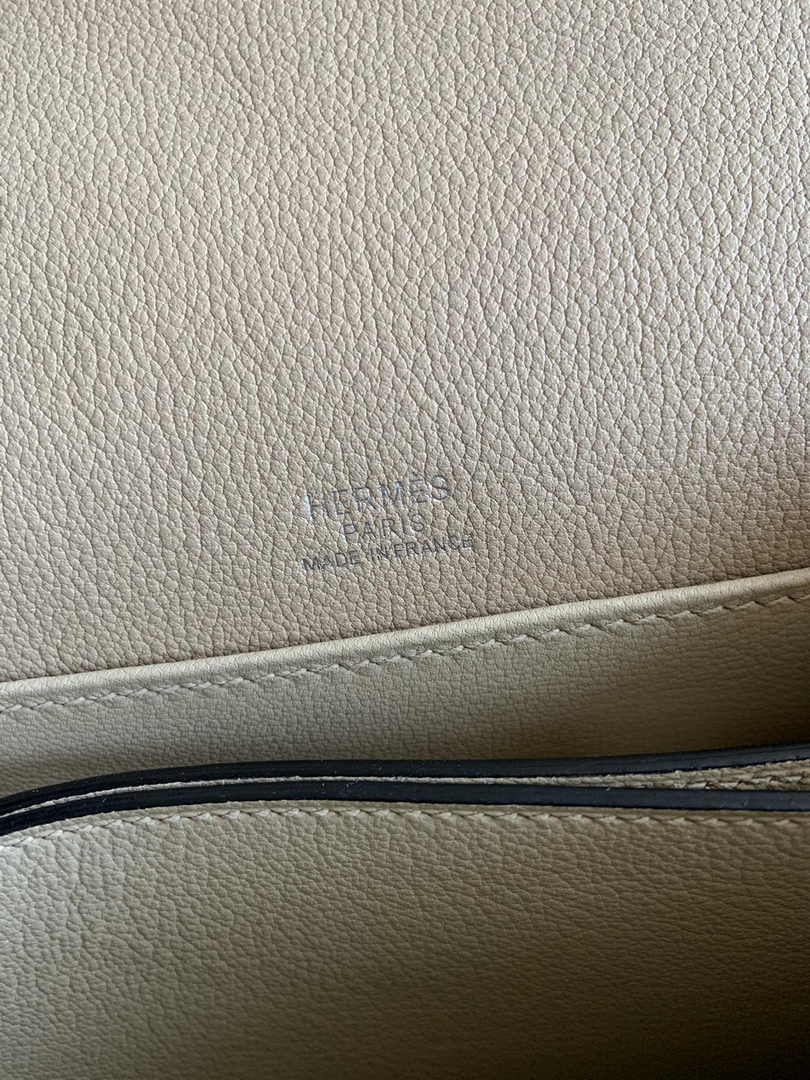 Hermès Mini Roulis Bag Apricot Evercolor Gold Hardware H50332