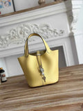 Hermès Picotin Lock 18 pocket bag Togo Leather Yellow H9352005