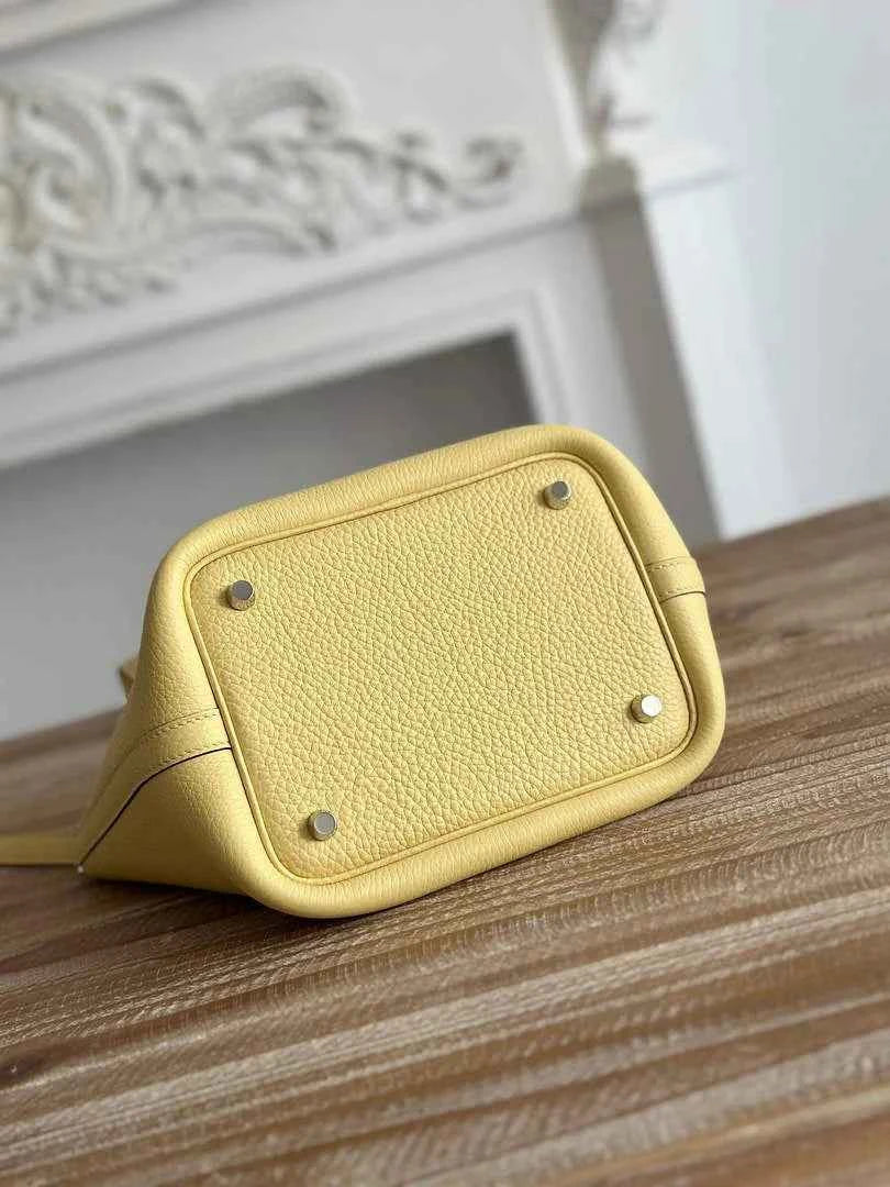 Hermès Picotin Lock 18 pocket bag Togo Leather Yellow H9352005